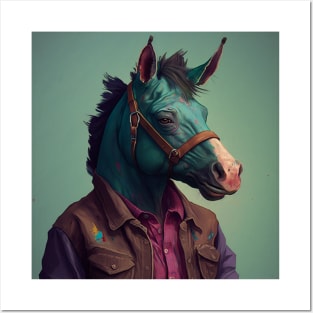 Illustration of Bojack horseman 2d Posters and Art